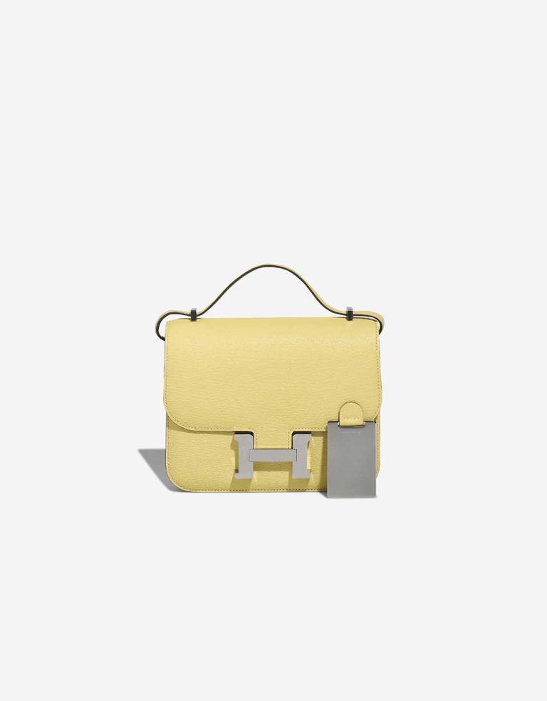 Hermès Constance 18 Chèvre Mysore Jaune Bourgeon Front | Sell your designer bag
