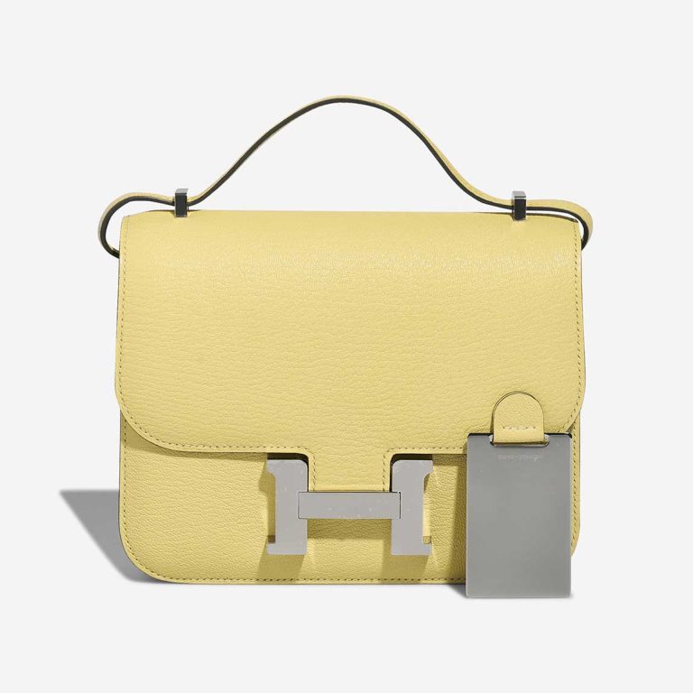 Hermès Constance 18 Chèvre Mysore Jaune Bourgeon Front | Sell your designer bag