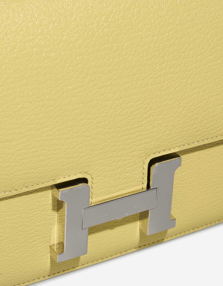 Hermès Constance 18 Chèvre Mysore Jaune Bourgeon Closing System | Sell your designer bag