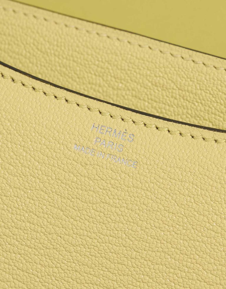 Hermès Constance 18 Chèvre Mysore Jaune Bourgeon Logo | Sell your designer bag