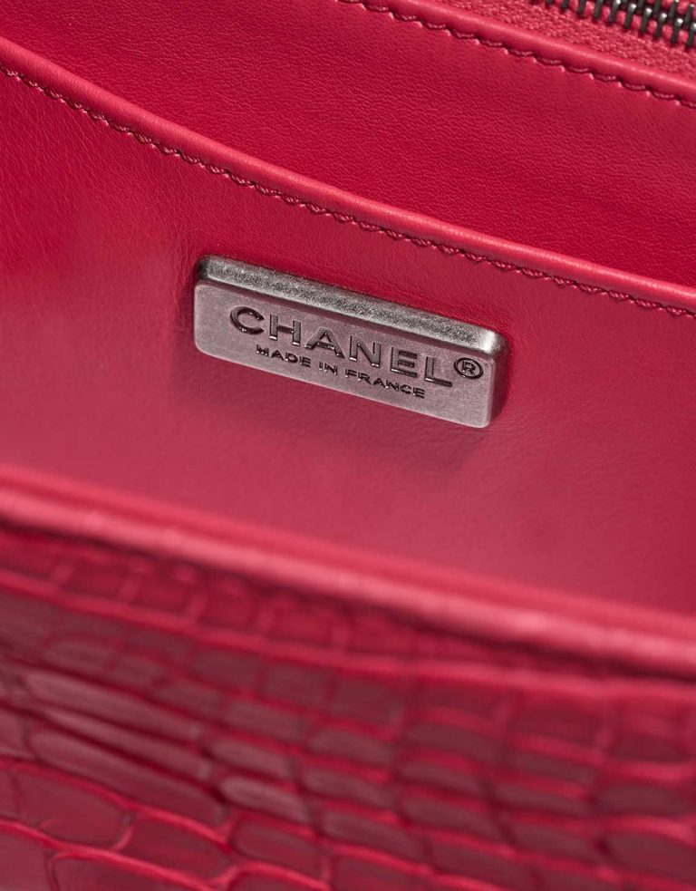 Chanel Flap Bag Small Alligator / Lamb Pink Logo | Sell your designer bag