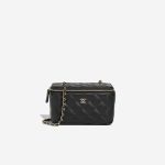 Chanel Vanity Small Lamb Black Front | Sell your designer bag