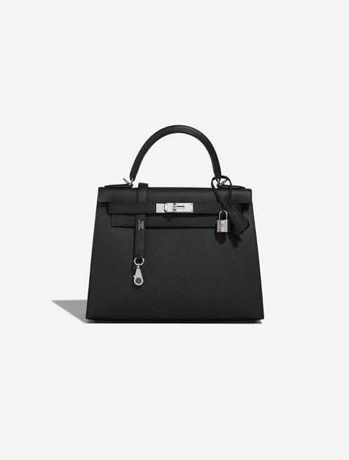 Hermès Kelly 28 Epsom Black Front | Sell your designer bag