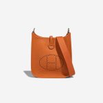 Hermès Evelyne 16 Taurillon Clémence Orange Front | Sell your designer bag