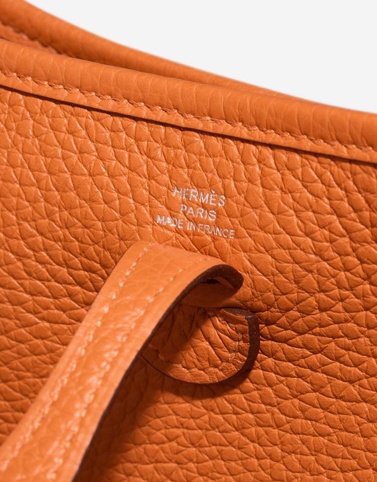 Hermès Evelyne 16 Taurillon Clémence Orange Logo | Sell your designer bag