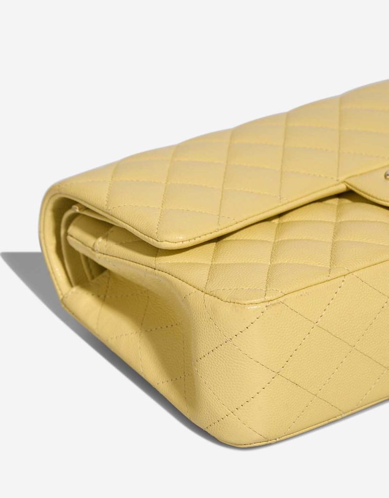 Chanel Timeless Medium Caviar Yellow Signs of wear | Sell your designer bag