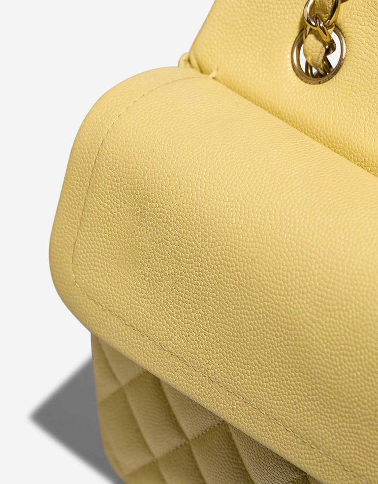Chanel Timeless Medium Caviar Yellow Signs of wear | Sell your designer bag