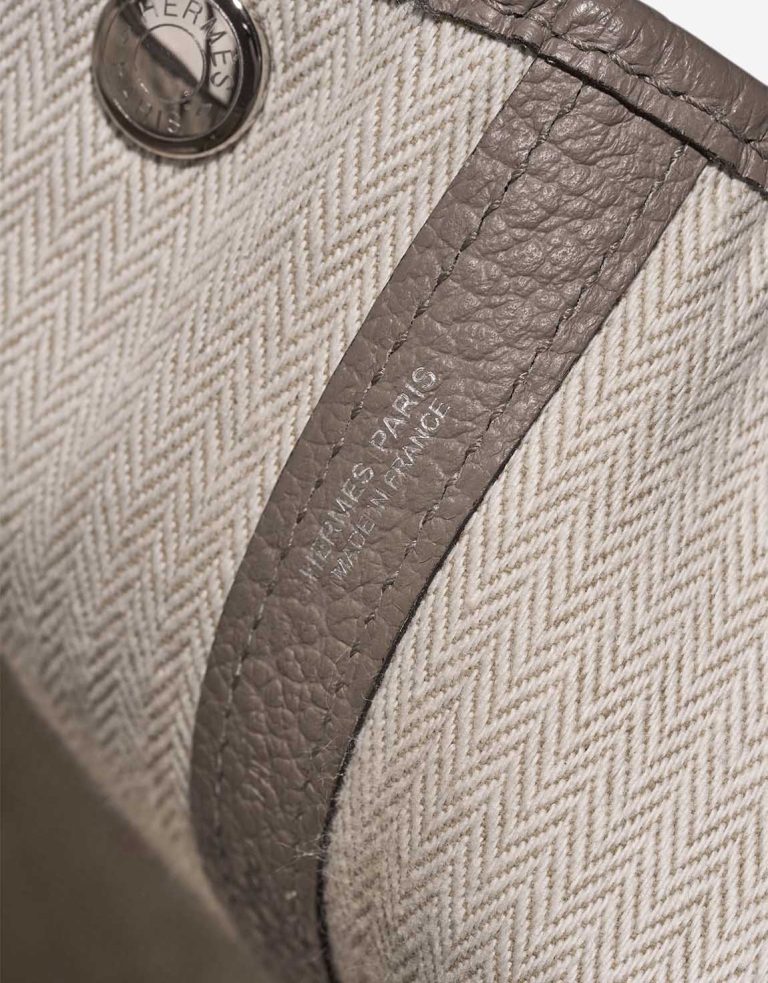 Hermès Garden Party 30 Veau Négonda Gris Asphalte Logo | Sell your designer bag