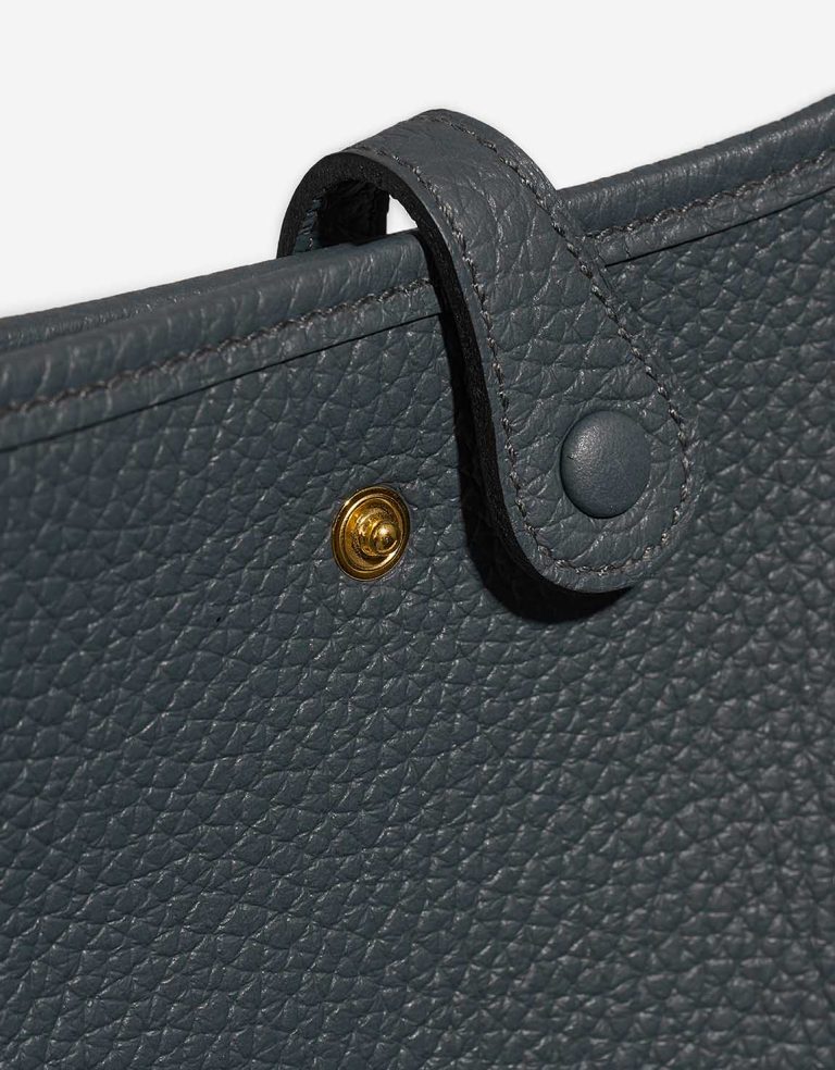 Hermès Evelyne 16 Taurillon Clémence Bleu Orage / Bleu Brume Closing System | Sell your designer bag