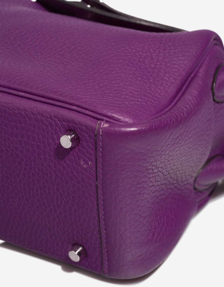 Hermès Lindy Mini Taurillon Clémence Anémone Signs of wear | Sell your designer bag