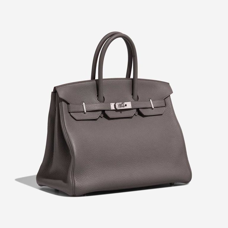 Hermès Birkin HSS 35 Taurillon Clémence Étain / Bleu Brighton | Sell your designer bag