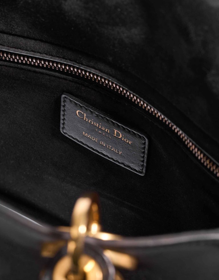 Dior Lady Medium Lamb Black Logo | Sell your designer bag