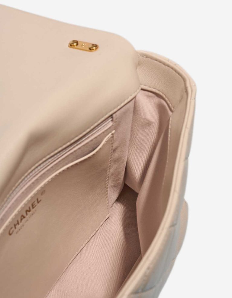 Chanel Flap Bag Medium Lamb Off White Inside | Sell your designer bag