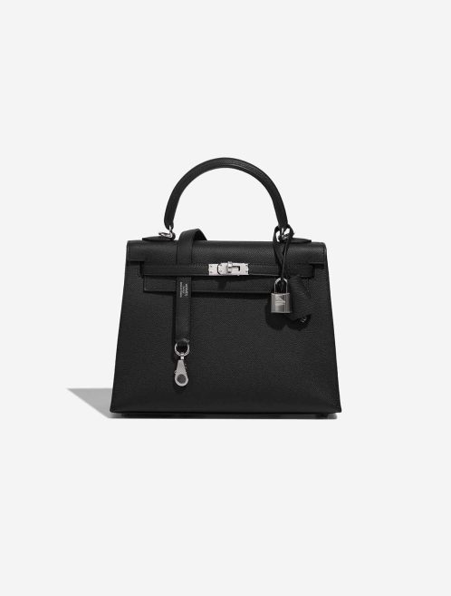 Hermès Kelly 25 Epsom Black Front | Sell your designer bag