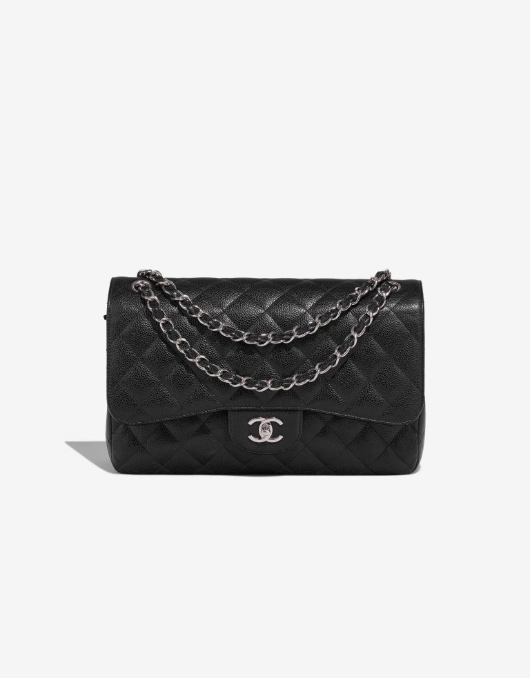 Chanel Timeless Jumbo Caviar Black Front | Sell your designer bag