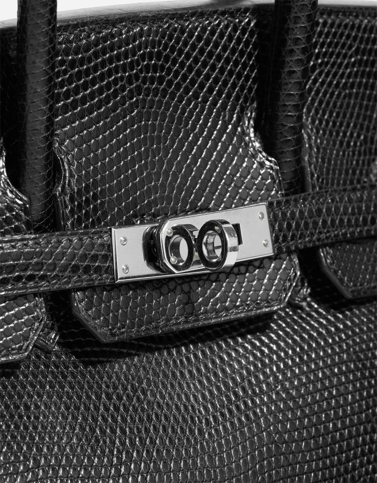 Hermès Birkin 25 Salvator Lizard Black Closing System | Sell your designer bag