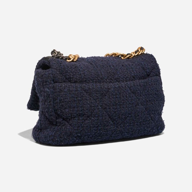 Chanel 19 Flap Bag Tweed / Lamb Dark Blue / Black | Sell your designer bag