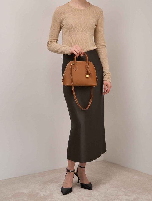 Hermès Bolide 1923 25 Epsom Gold on Model | Sell your designer bag