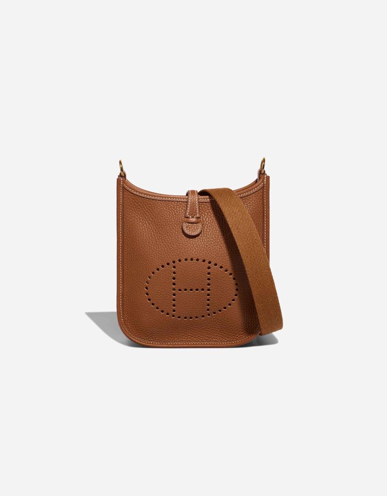 Hermès Evelyne 16 Clémence Gold Front | Sell your designer bag