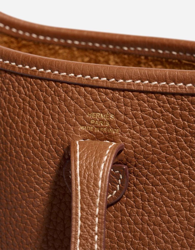 Hermès Evelyne 16 Clémence Gold Logo | Sell your designer bag
