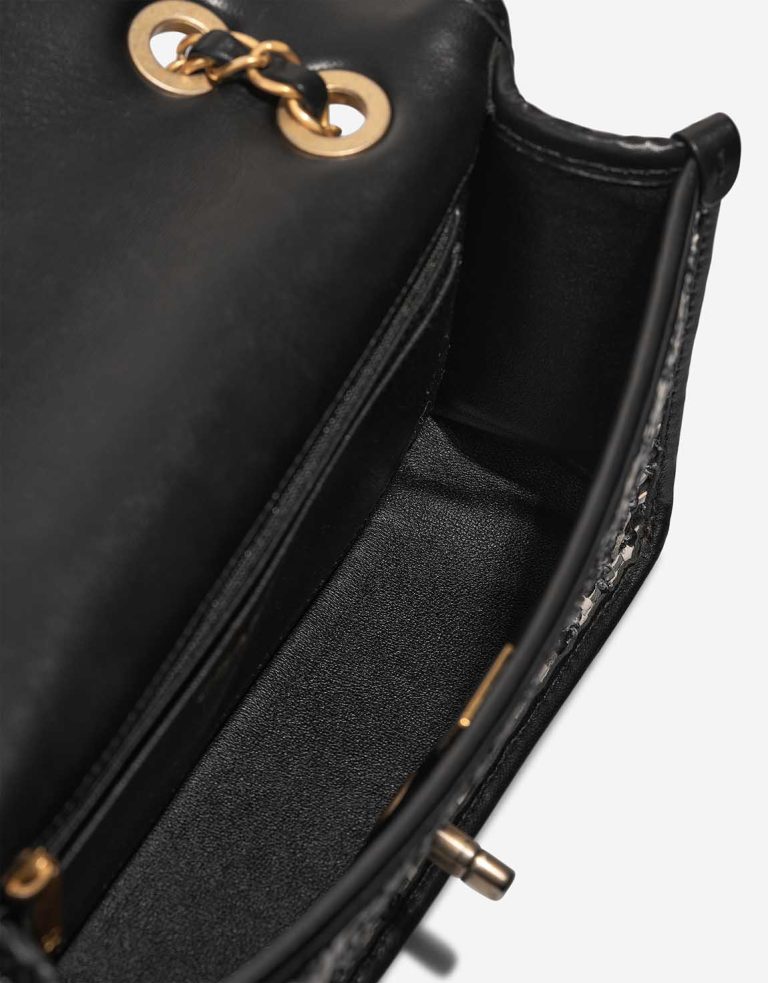 Chanel Timeless Medium Lamb / Tweed Black / White Inside | Sell your designer bag
