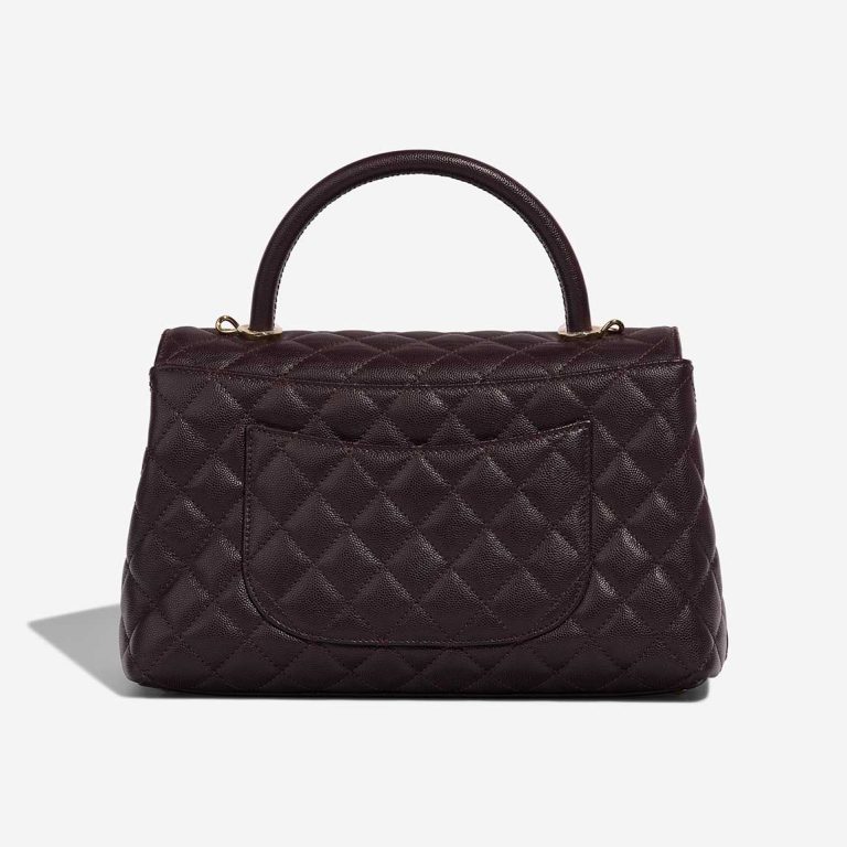 Chanel Timeless Handle Medium Caviar Dark Plum | Sell your designer bag