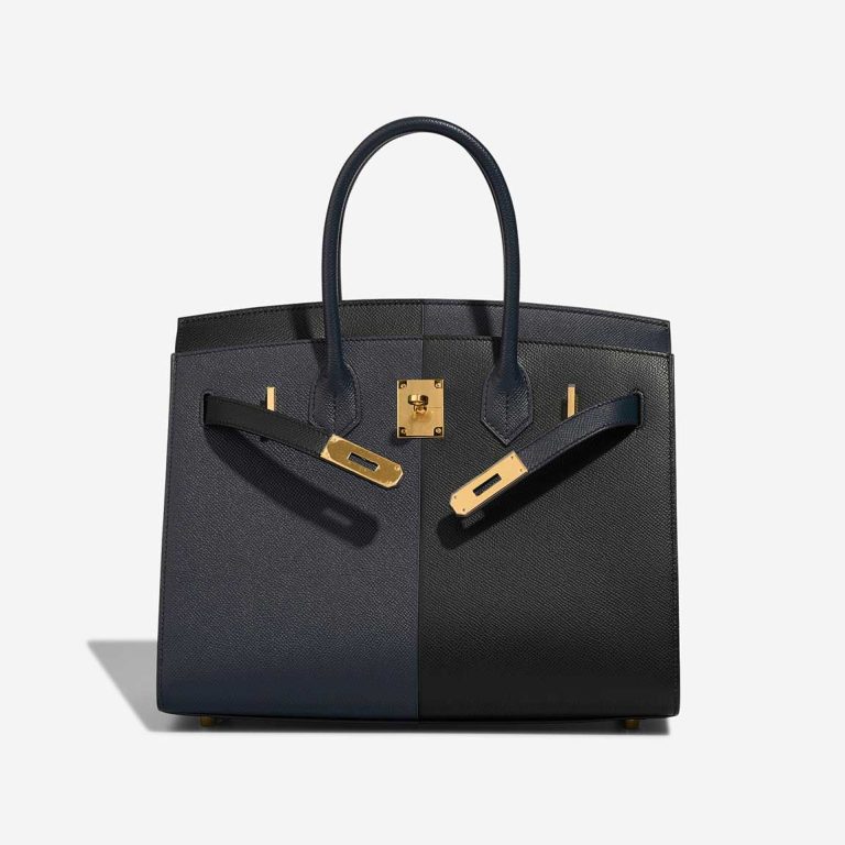 Hermès Birkin 30 Epsom Black / Bleu Indigo / Bleu Frida | Sell your designer bag