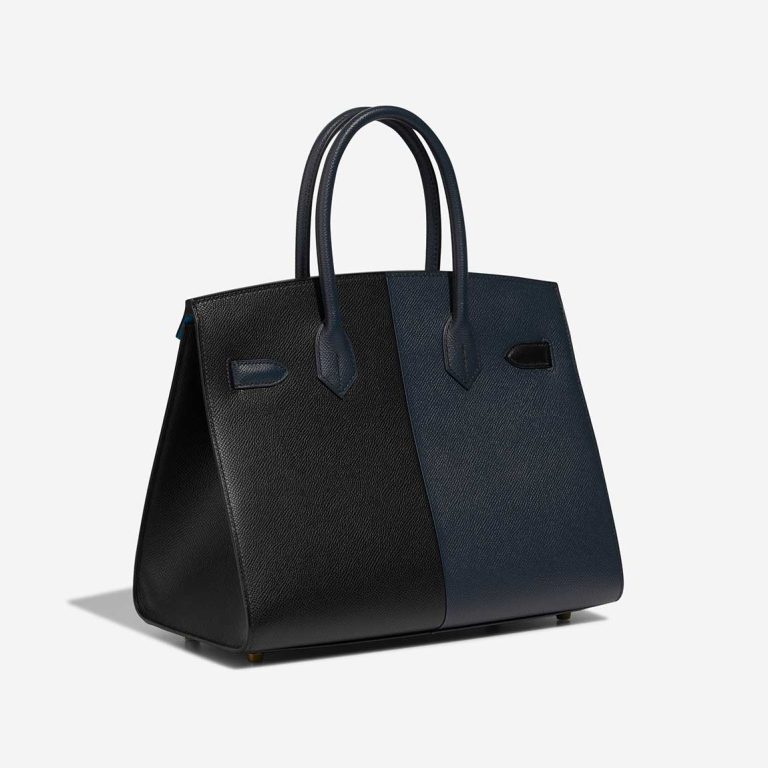Hermès Birkin 30 Epsom Black / Bleu Indigo / Bleu Frida | Sell your designer bag