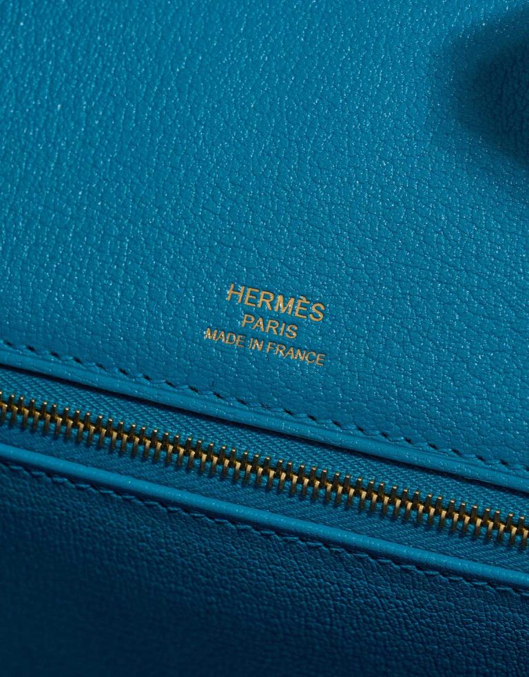 Hermès Birkin 30 Epsom Black / Bleu Indigo / Bleu Frida Logo | Sell your designer bag