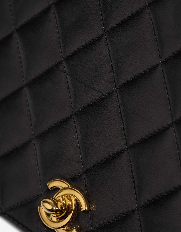 Chanel Timeless Medium Lamb Black Signs of wear | Sell your designer bag