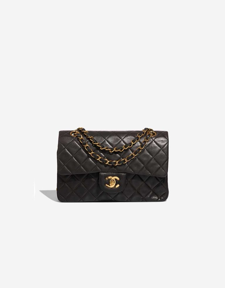 Chanel Timeless Small Lamb Black Front | Sell your designer bag