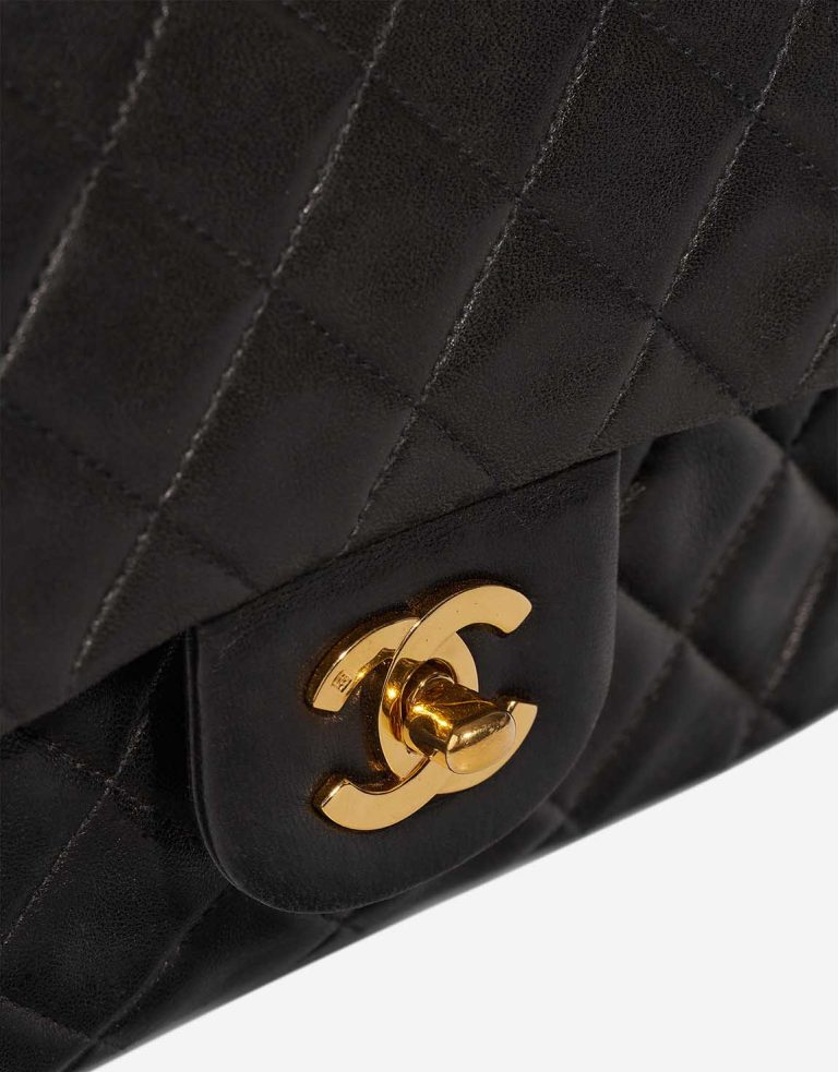 Chanel Timeless Small Lamb Black Closing System | Sell your designer bag