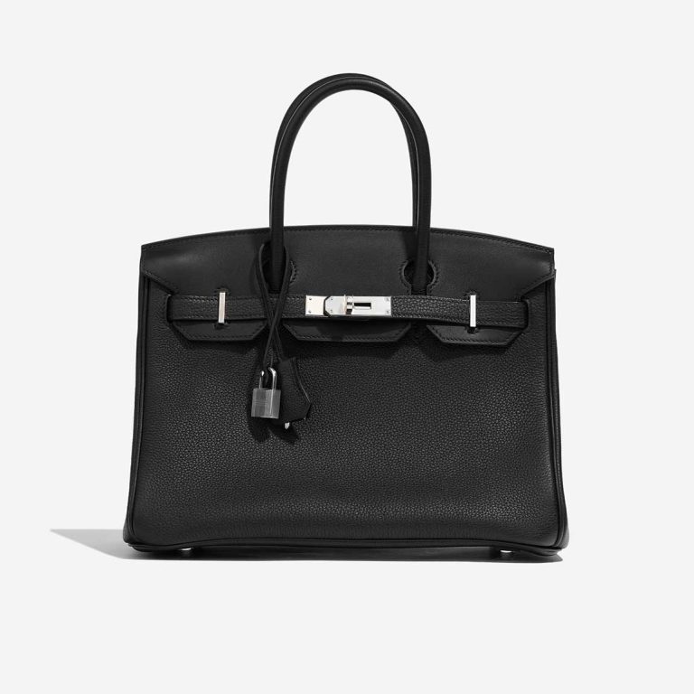 Hermès Birkin 3in1 30 Togo / Toile H / Swift Black / Écru Front | Sell your designer bag