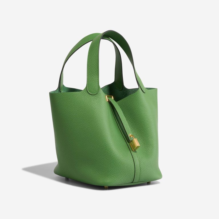 Hermès Picotin 22 Taurillon Clémence Vert Yucca | Sell your designer bag