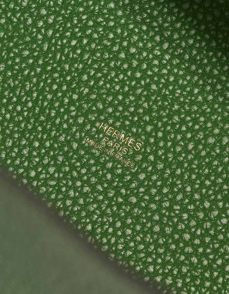 Hermès Picotin 22 Taurillon Clémence Vert Yucca Logo | Sell your designer bag