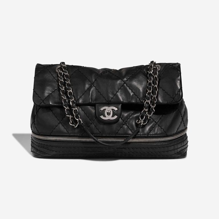 Chanel Timeless Flap Bag Maxi Lamb Black Front | Sell your designer bag