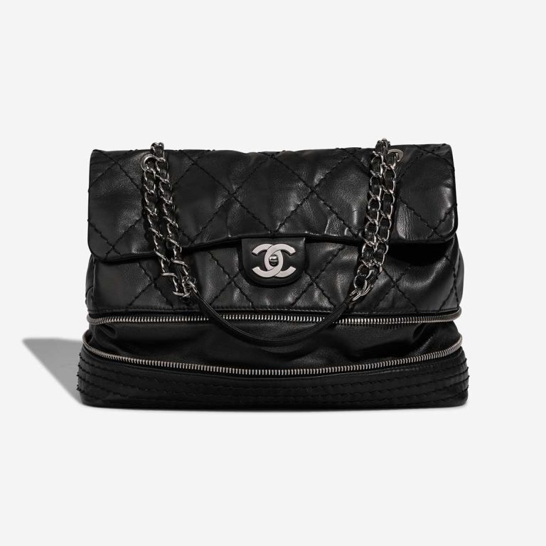 Chanel Timeless Flap Bag Maxi Lamb Black Front | Sell your designer bag