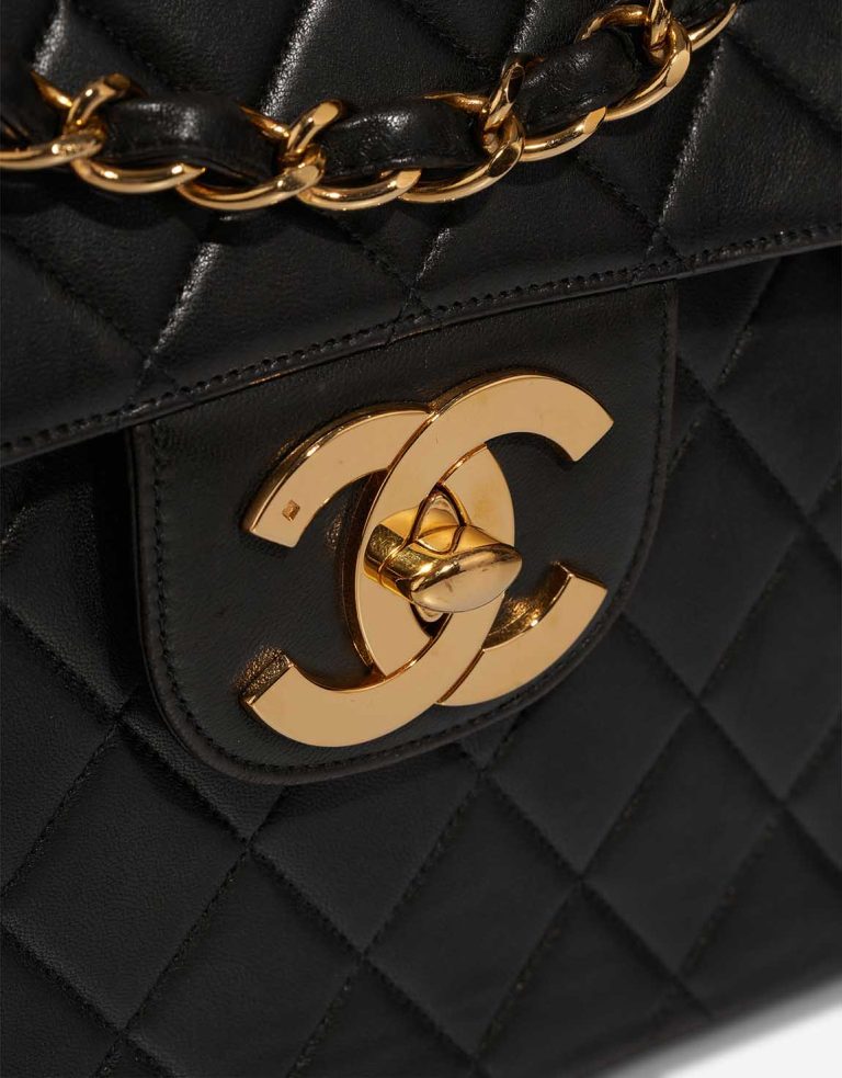 Chanel Timeless Jumbo Lamb Black Closing System | Sell your designer bag