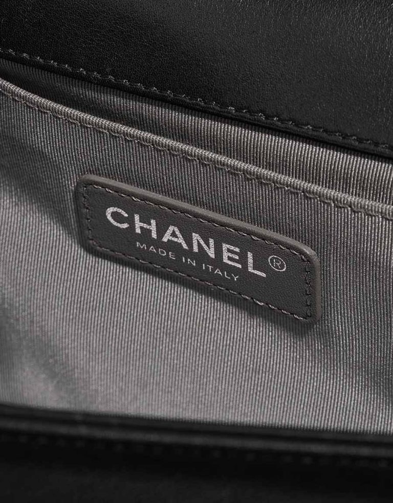 Chanel Boy Old Medium Lamb Black Logo | Sell your designer bag