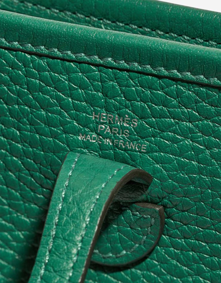 Hermès Evelyne 16 Taurillon Clémence Vert Vertigo Logo | Sell your designer bag