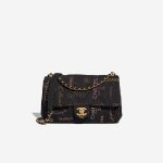 Chanel Timeless Medium Fabric / Denim Multicolour Front | Sell your designer bag