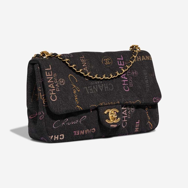 Chanel Timeless Medium Fabric / Denim Multicolour | Sell your designer bag