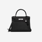 Hermès Kelly 28 Togo Black  Front | Sell your designer bag