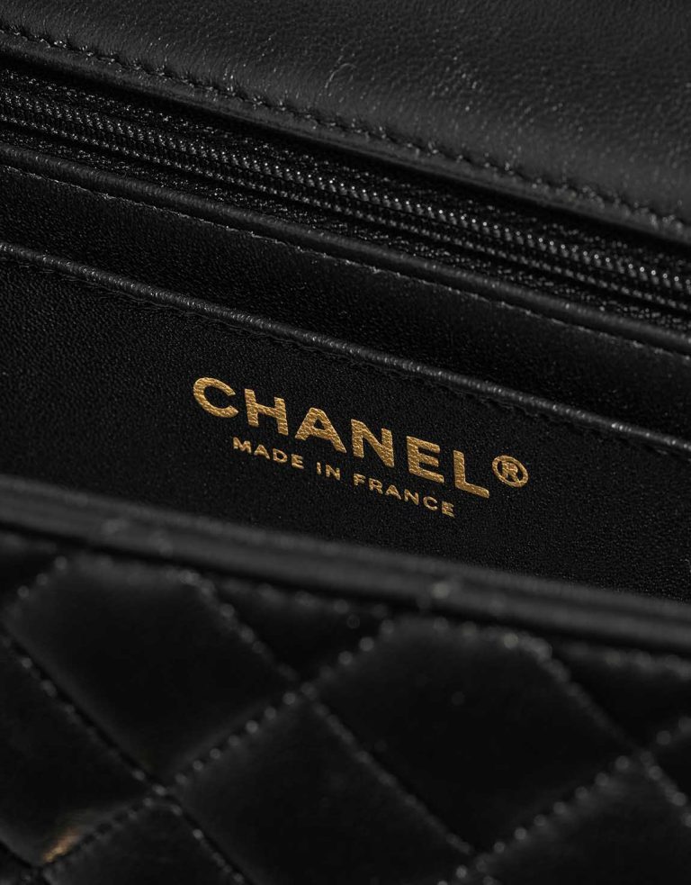 Chanel Timeless Mini Rectangular Lamb Black Logo | Sell your designer bag