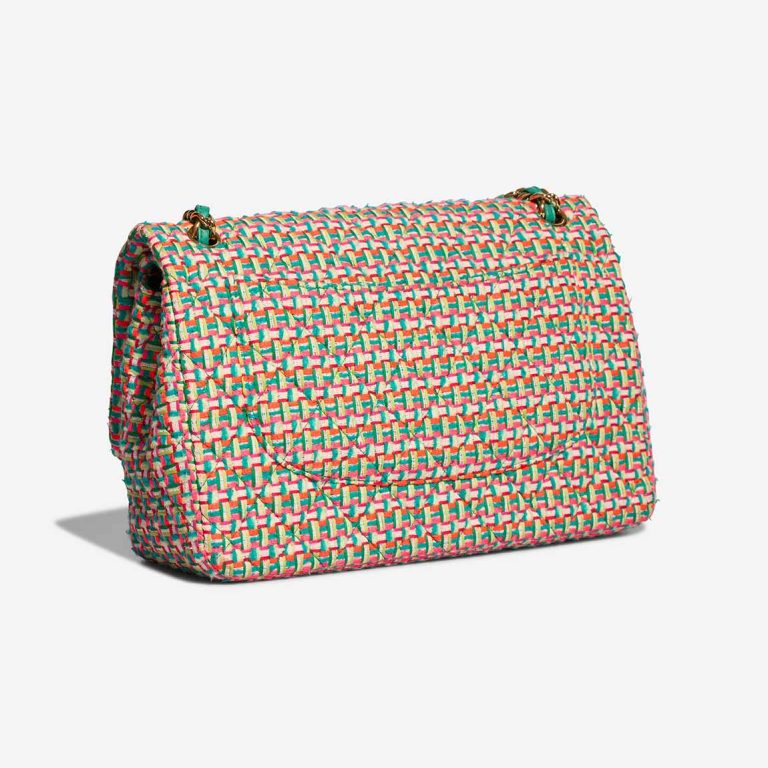 Chanel Timeless Jumbo Tweed Multicolour / Beige / Turquoise / Orange / Neon Pink | Sell your designer bag
