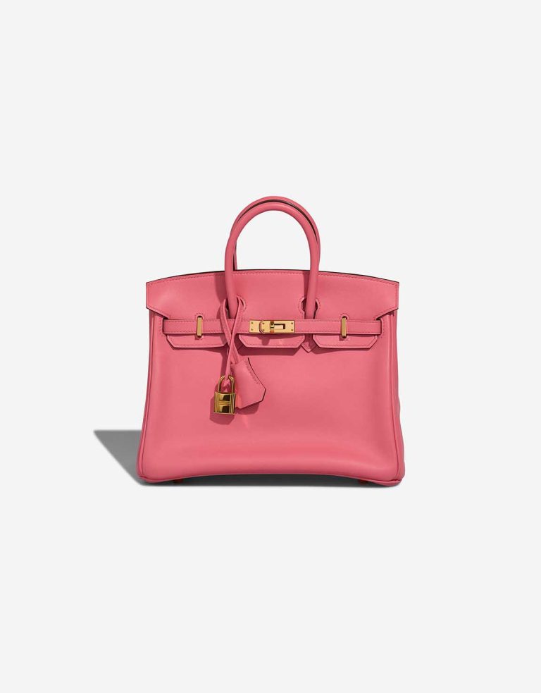Hermès Birkin 25 Swift Rose Azalée Front | Sell your designer bag