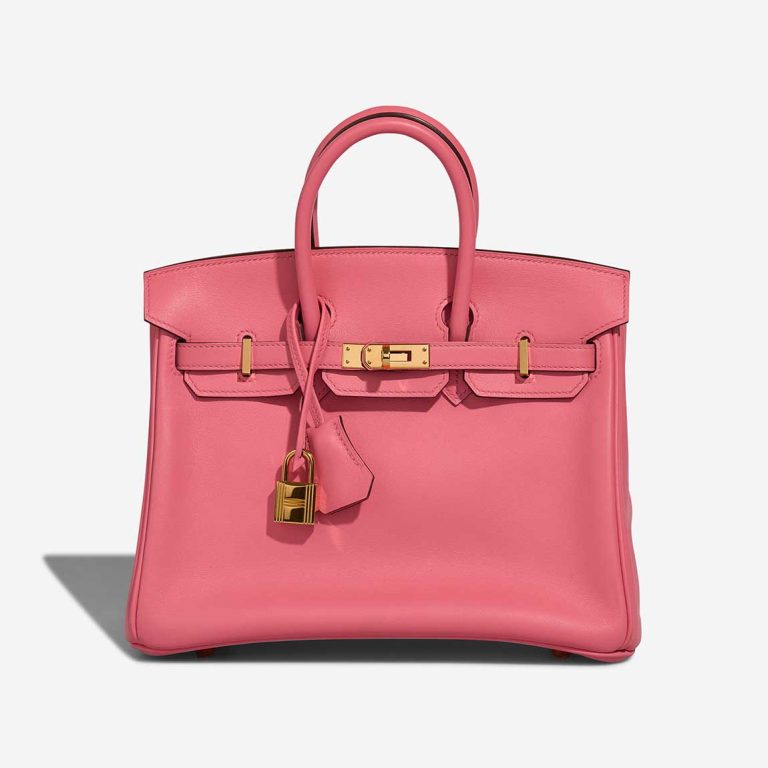 Hermès Birkin 25 Swift Rose Azalée Front | Sell your designer bag