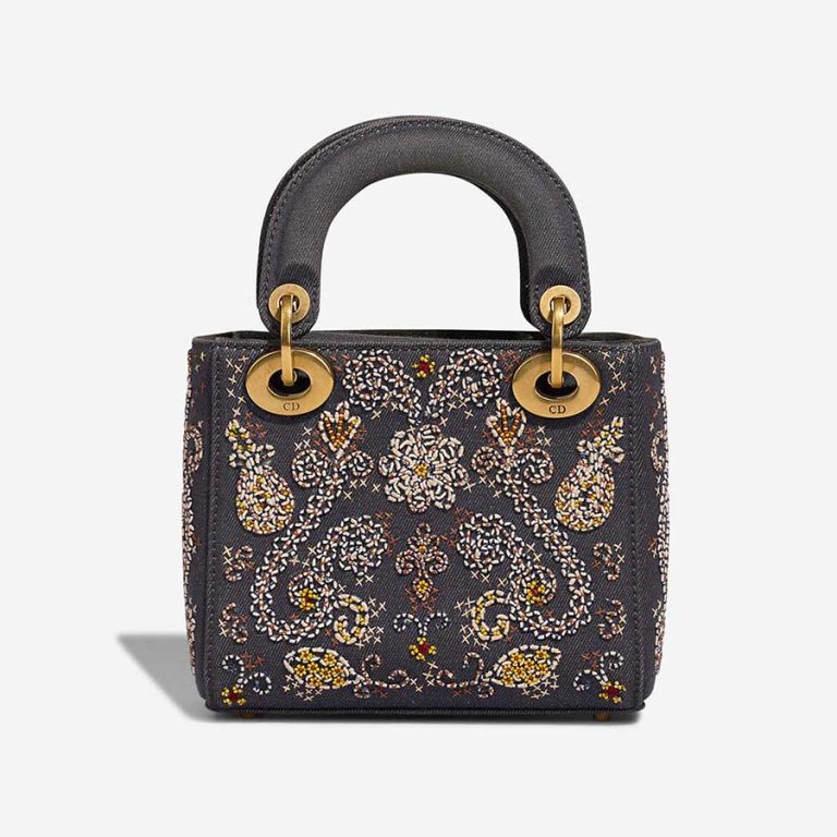 Dior Lady Mini Denim Blue | Sell your designer bag