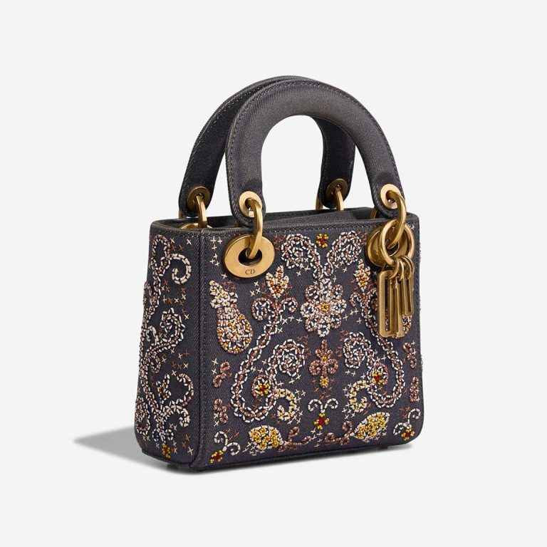 Dior Lady Mini Denim Blue | Sell your designer bag