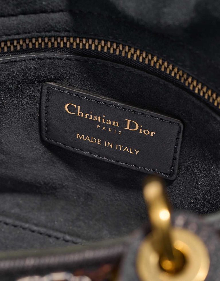 Dior Lady Mini Denim Blue Logo | Sell your designer bag